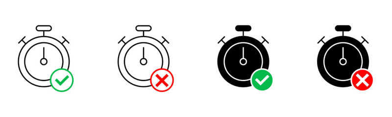 Reduce or add clock icon. Delete and add time. Illustration vector 