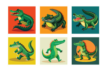 aligator vector illustration