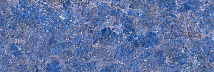 Real natural marble texture in blue colour. Detailed close-up surface with very high quality marble background. Use ceramic tile design for interior home decoration
