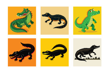 aligator vector illustration