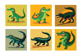aligator vector illustration