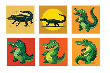 aligator vector illustration