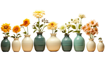 The Blossoming Symphony: A Harmony of Vases and Flowers