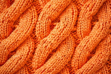 Orange yarn background crochet pattern