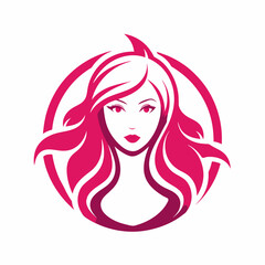 Logo for a Beauty Salon, simple clean logo, Creative Logo Icon,  2d style,  