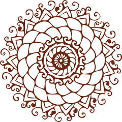 Beautiful mandala art, vector mandala design