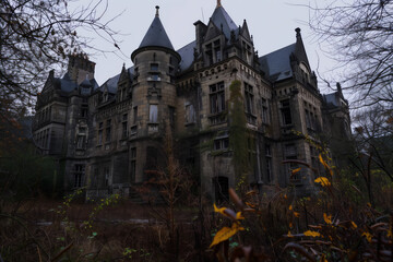 Obraz premium Abandoned House, Generative AI