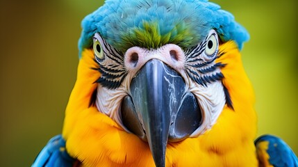 Obraz premium blue and yellow macaw