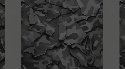 military camouflage pattern in grey and black