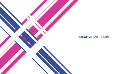 white abstract background with stripes graphic element color blue purple for banner or presentation design.
