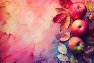 abstract background for Oak Apple Day