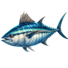 Fototapeta premium Watercolor Sea Creatures Clipart, Watercolor Underwater Ocean Animals, Magical Sea Coral, Life Aquatic Animals PNG 