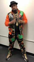 Man Standing in Front of White Wall