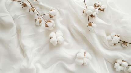 Cotton pants on white background