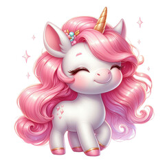 Cute Unicorn Sublimation Clipart
