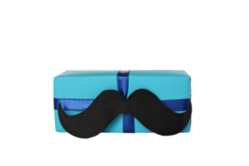 Father's day gift png isolated on white background.