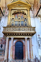 Verona Veneto Italy. The Basilica of Saint Anastasia
