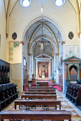 Verona Veneto Italy. The Basilica of Saint Anastasia. Cappella Giusti (Giusti chapel)