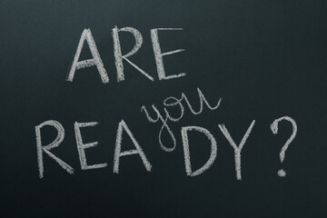 Obraz premium Chalk writing on the board: 