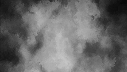 Grey grunge abstract smoke cloud overlay dust explosion mist, fog, vapour, grain sand texture vintage vector background.