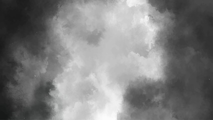 Grey grunge abstract smoke cloud overlay dust explosion mist, fog, vapour, grain sand texture vintage vector background.