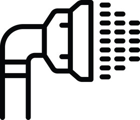 Pest applicator pump icon outline vector. Spraying pesticide tool. Farming care equipment