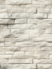 Obraz premium White Bricks Wall Texture Background