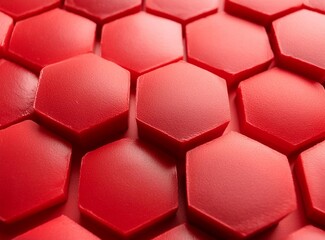 Red hexagonal background wallpaper