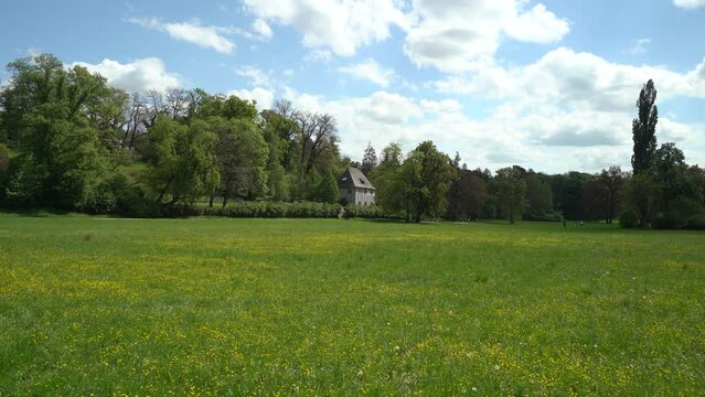 Park an der Ilm in Weimar mit Goethes Gartenhaus