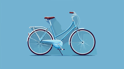 bicycle design over blue background vector illustrati