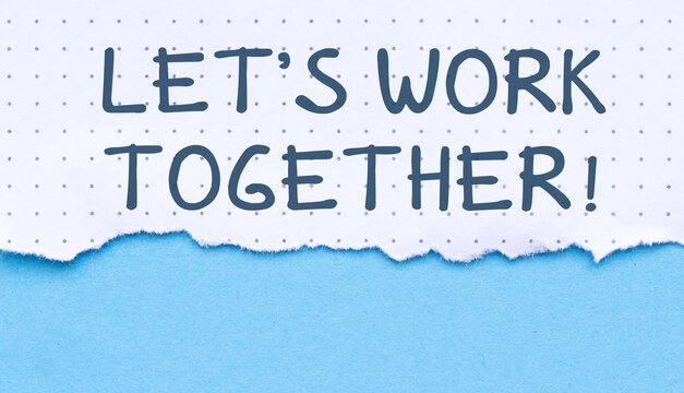 Lets Work Together Images – Browse 1,430 Stock Photos, Vectors, and ...