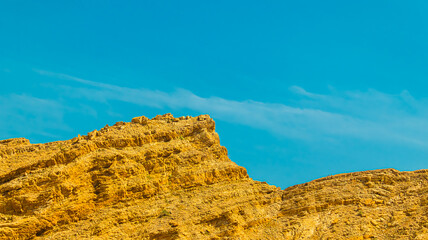 A view from Top Of Jebel Jais in Ras Al Khaima at sunrise. 