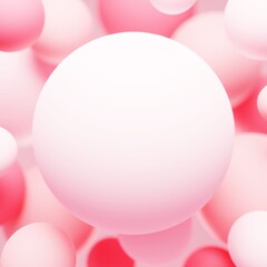3D背景素材_カラーボール_ピンク