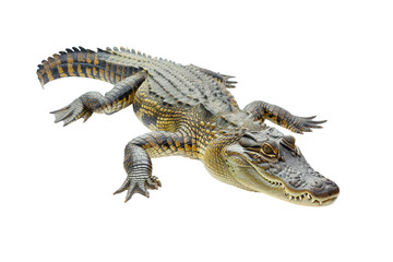 Detailed Crocodile  with Open Mouth on transpart