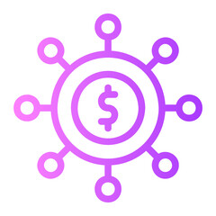 blockchain gradient icon