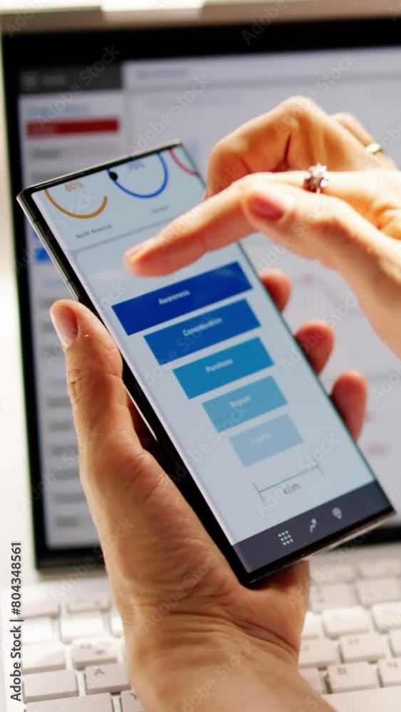 Poster business data analytics dashboard