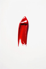 Lipstick, bold red shade