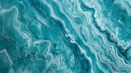Artistic Turquoise Marble Texture for Creative Projects