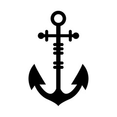 Ship anchor or boat anchor icon