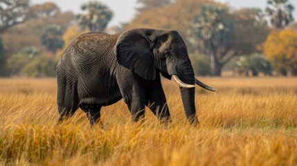 African Bush Elephant (Loxodonta africana) Mother with Calf, Maasai Mara National Reserve, Kenya,...