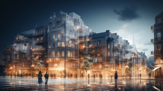 Futuristic virtual reality in architectural engineering for commercial house construction