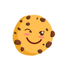 Cute Cartoon Cookie Ilustration