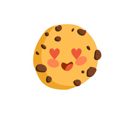 Cute Cartoon Cookie Ilustration