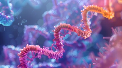 anticodon-codon interactions and its role in delivering specific amino acids to the growing polypeptide chain