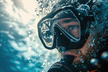 Underwater Reverie: Serene Exploration