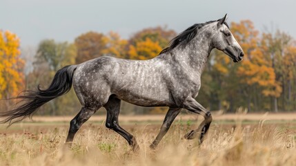 Obraz na płótnie Canvas Arabian Horse, Bavaria, Germany Genrative AI