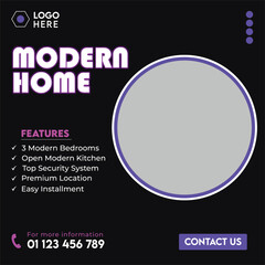 Real estate image background a beautiful house front view