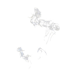 texture with smoke silhouette