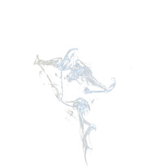 texture with smoke silhouette