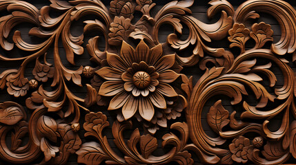 antique carved background